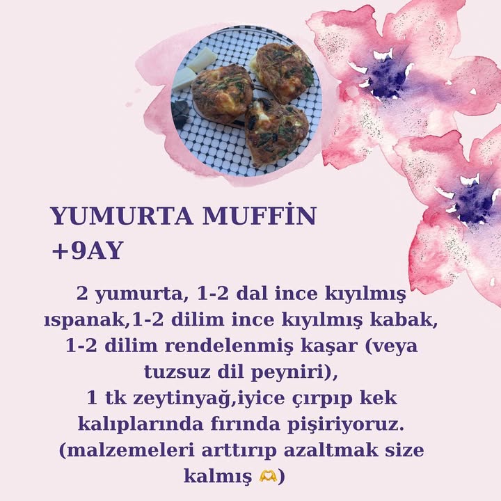 Yumurta Muffin (+9 ay)